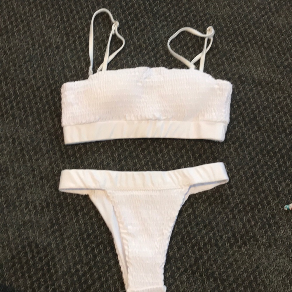 Brand new white bikini set